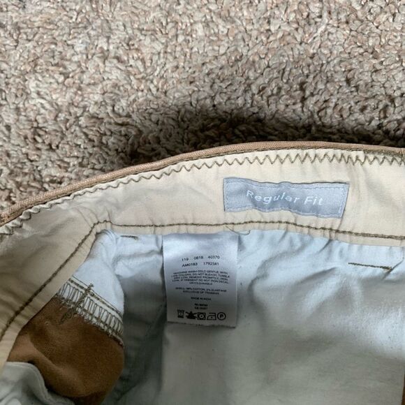 Columbia Mens 40x30 Straight Leg Active Pants‎ Khaki 5 Pocket - Picture 10 of 14
